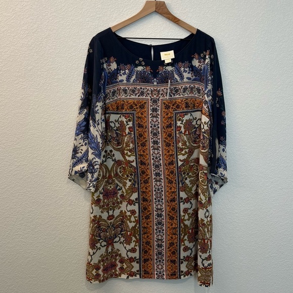NWT Anthropologie Maeve Silk Barcelona Tunic Dress- Size 16 - Picture 5 of 16